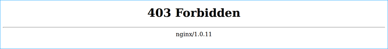 403 forbidden на сайте